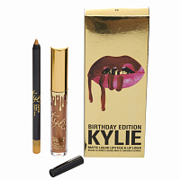 Набор Kylie Birthday Edition матовый блеск+карандаш