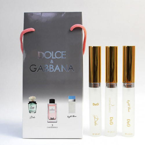 Подарочный набор Dolce & Gabbana 3х25ml (пакет)