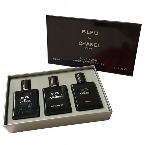 Парфюмерный набор Chanel Bleu De Chanel 3x30 ml оптом в Москва 