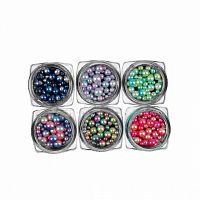 Дизайн для ногтей "Жемчуг" цветной упаковка 6 цветов 11459 оптом в Москва 